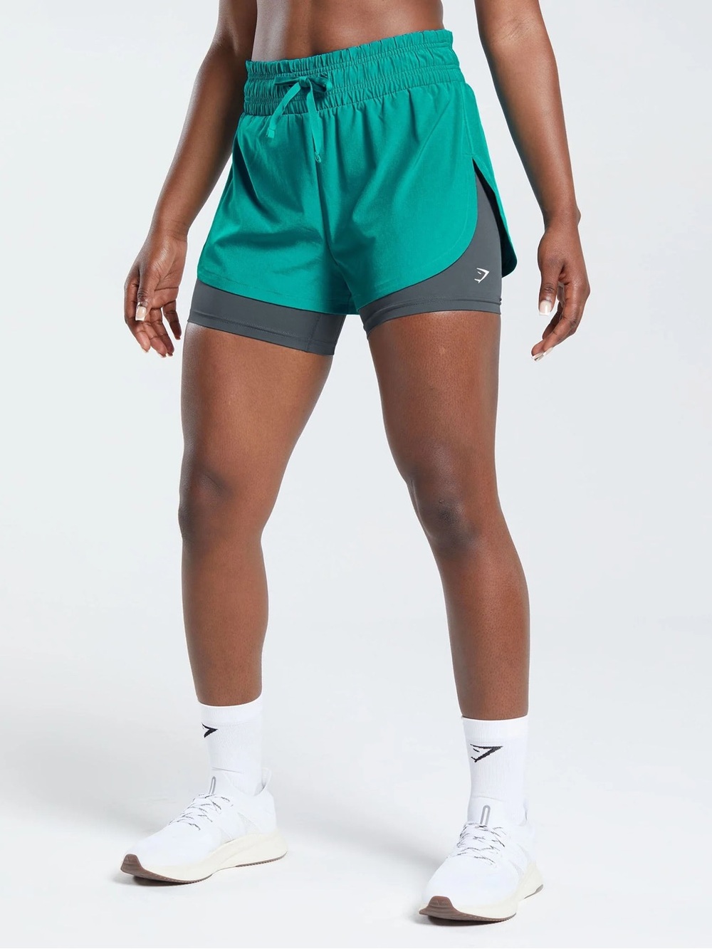 Gymshark 2 in 1 running shorts